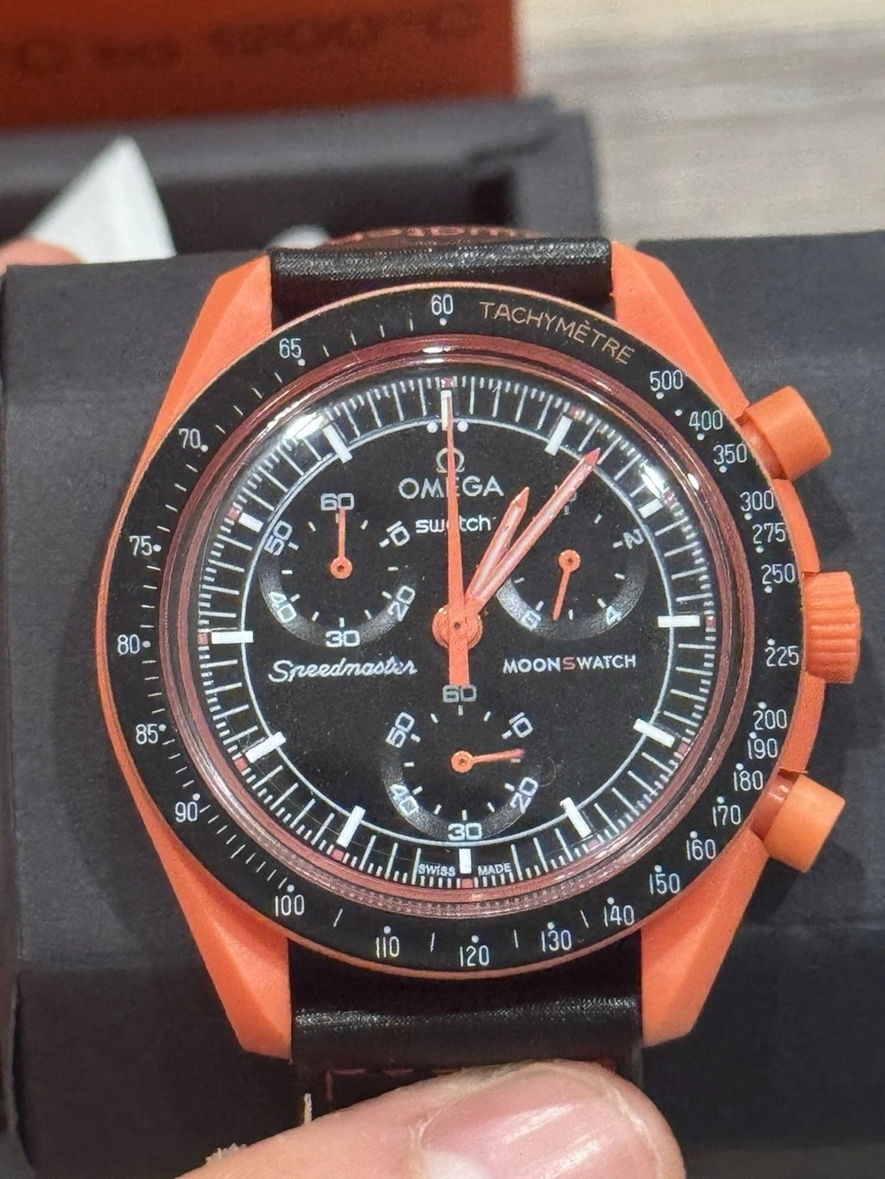 Swatch x Omega Bioceramic Moonswatch Mission To Earth LAVA Brand New Fast Ship